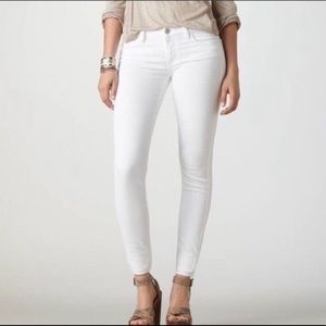 American Eagle White Skinny Jeans
